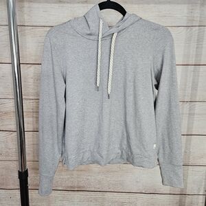 Vuori Halo Essential Hoodie Pullover Gray Small